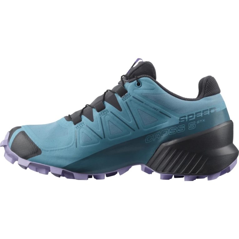 Salomon Speedcross 5 GTX Women's Trail Running Shoes Turquoise | CA 34C61